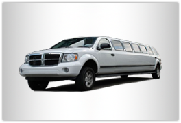White Stretch Lincoln Limo