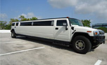 H2 Hummer Limo White