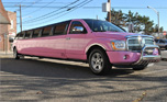 Pink Dodge Limousine